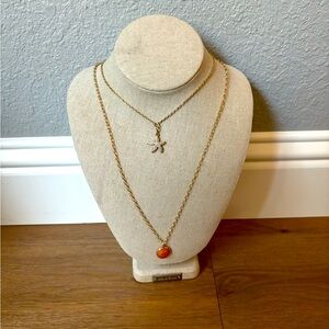 Layered Gold Pendant Necklace